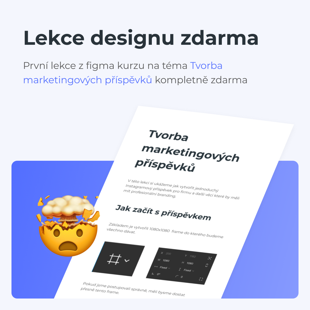 Ukázka kurzu Figmy