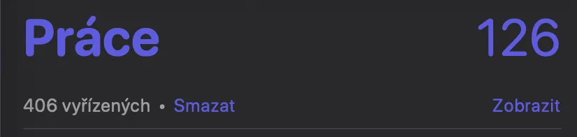 Screenshot připomínek s nápady na nové příspěvky, blogposty, videa a další věci